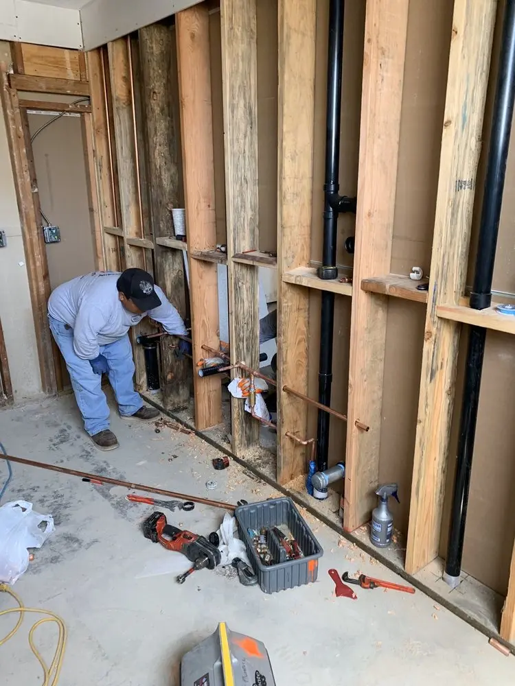 Commercial rough-in plumbing for Gas Line Repair in Countryside